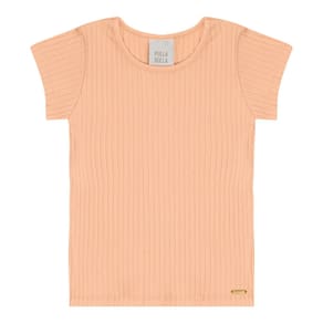 Blusa Primeiros Passos Menina - Pessego - 50603-1292