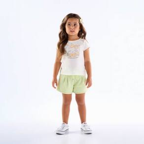 Blusa Primeiros Passos Menina - Off White - 50601-1271