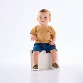 Camiseta Bebê Menino - Caramelo - 50552-922
