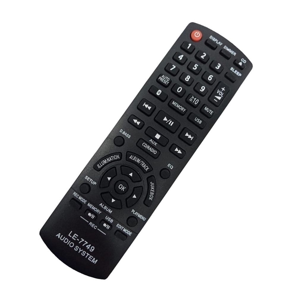 Controle Remoto Para Som Panasonic Sa-Akx74Lm-K Sa-Akx54Lm-K