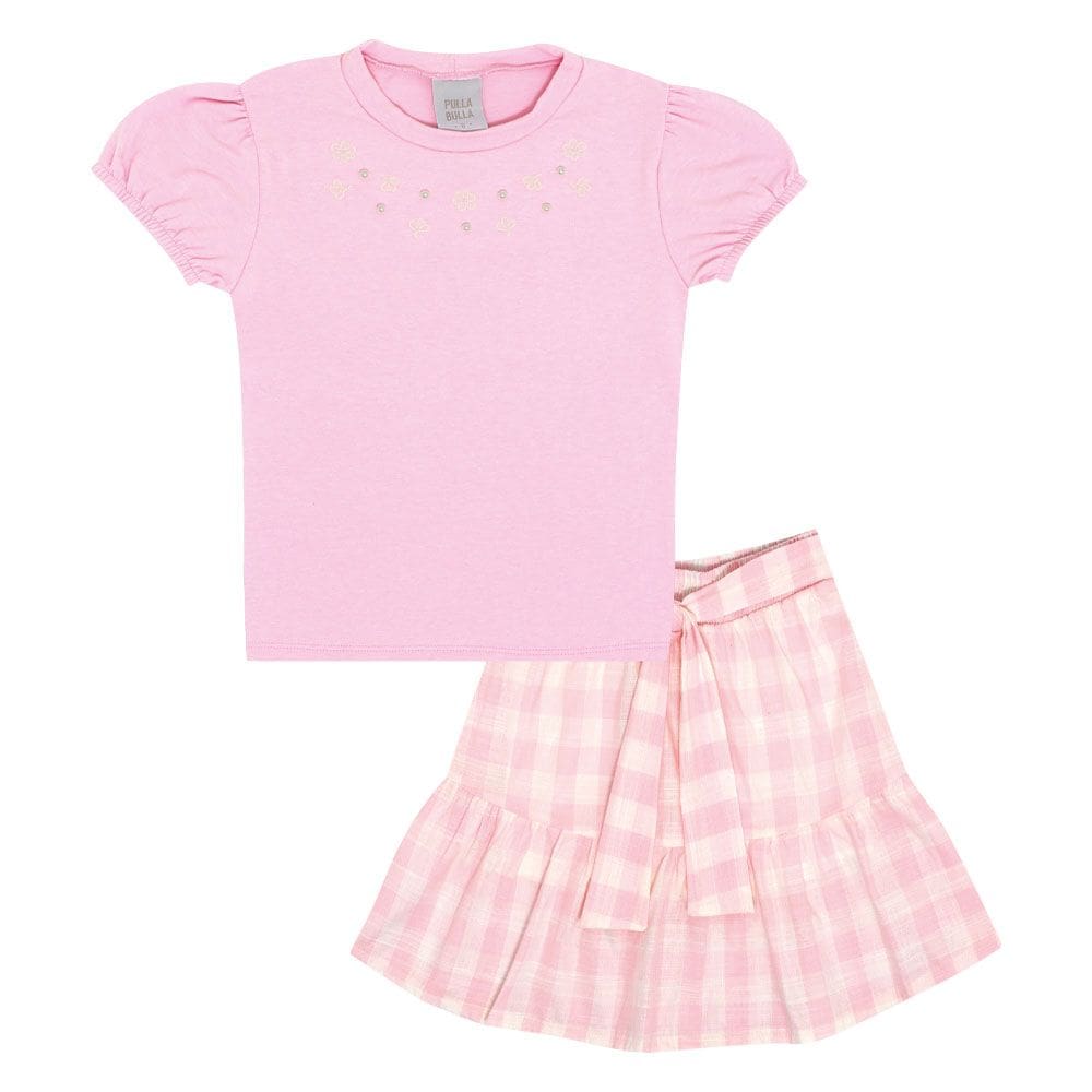 Conjunto Infantil Menina - Chiclete Lumi - 50738-1259