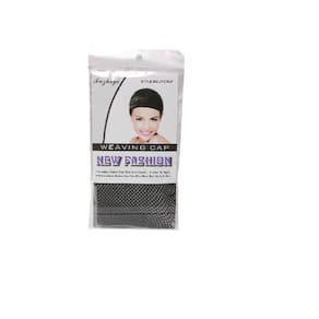 Touca Wig Nylon Protetora com Barra Ajustável - Preto