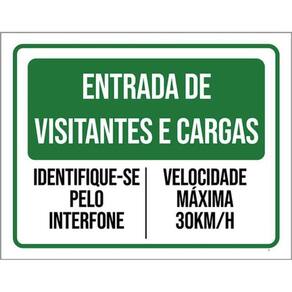 Kit 5 Placas Entradas Visitantes Cargas Interfone