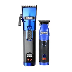 Máquina de Corte de Cabelo Profissional Wmark NG121 - Lâmina de Cerâmica, Bateria 2000mAh, 6 Pentes Guia