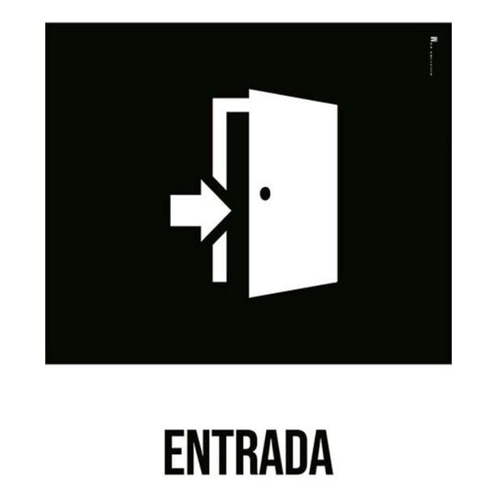 Kit 5 Placas Desenho Entrada