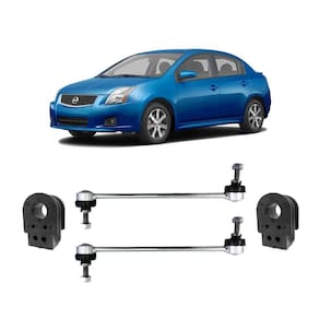 2 Bieleta Bucha Barra Dianteira Nissan Sentra 2007 Até 2013