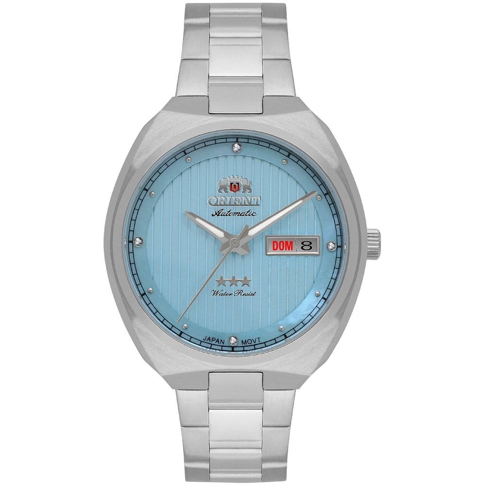 Relógio Automático Feminino Prateado F49Ss028L A1Sx