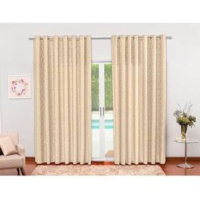 Cortina Jacquard Em Tecido Semi Blackout 4,00X2,50