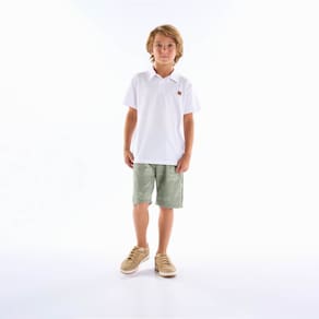 Conjunto Infantil Menino - Branco - 50783-3