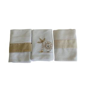 Kit De Pano Boca Plush 3Pçs Madagascar Bege