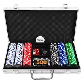 Maleta De Poker Marca Luatek - Com 300 Fichas Sem Numeração