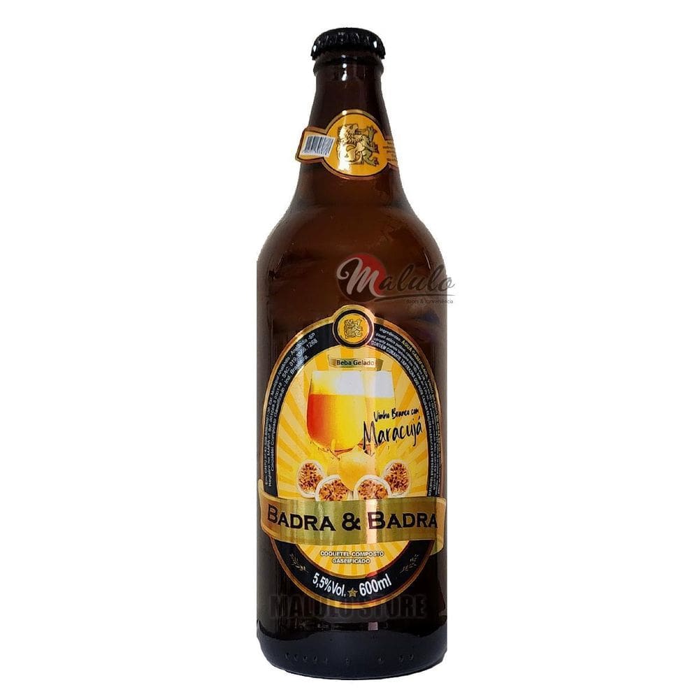 Chopp De Vinho Badra Maracujá 600ml Delicioso 5,5%