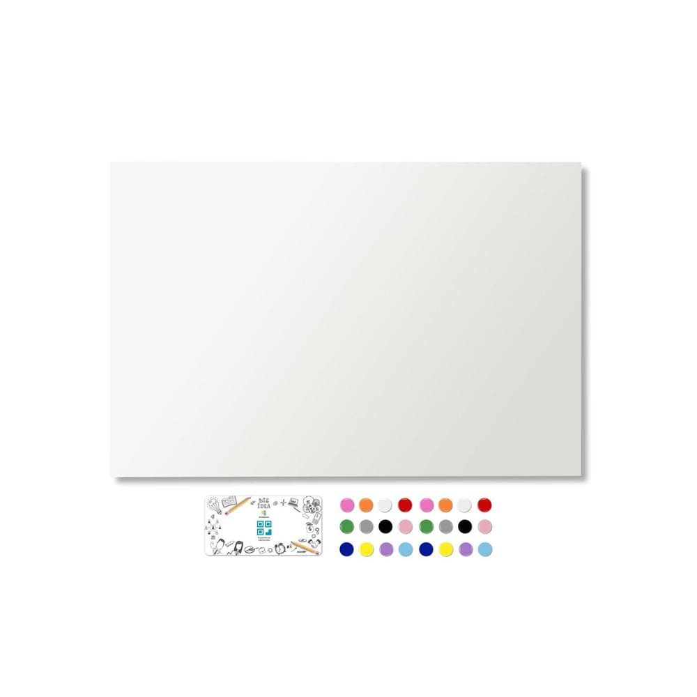 Painel Fotos, Notas + 24 Imãs + Tecnologia 45X70 - Branco