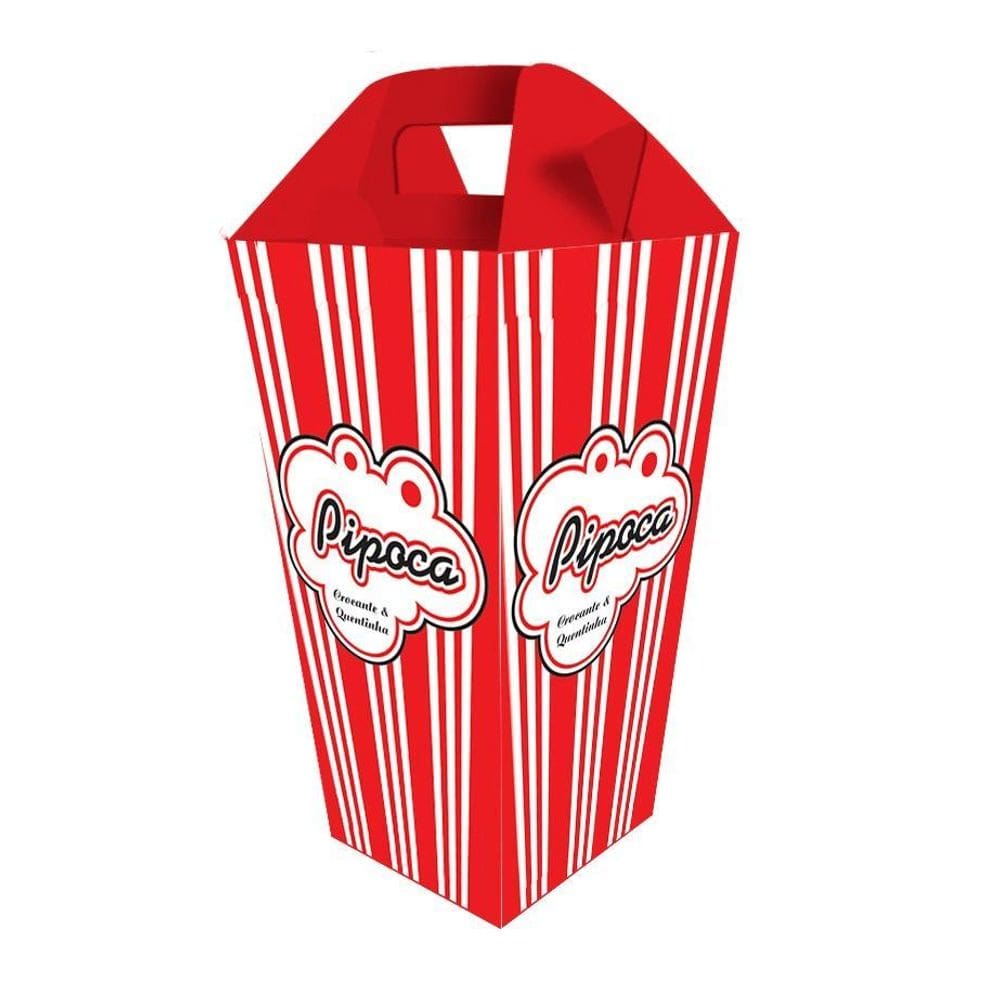 Caixinha De Pipoca Delivery 40Grs - 100 Unidade