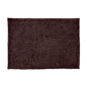 Tapete Antiderrapante Macarrãozinho 50 Cm X 70 Cm - Marrom