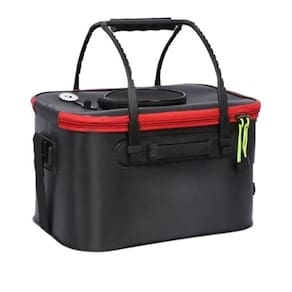 Bolsa De Isca Viveiro 40L Dobrável Portátil Guarda Peixe
