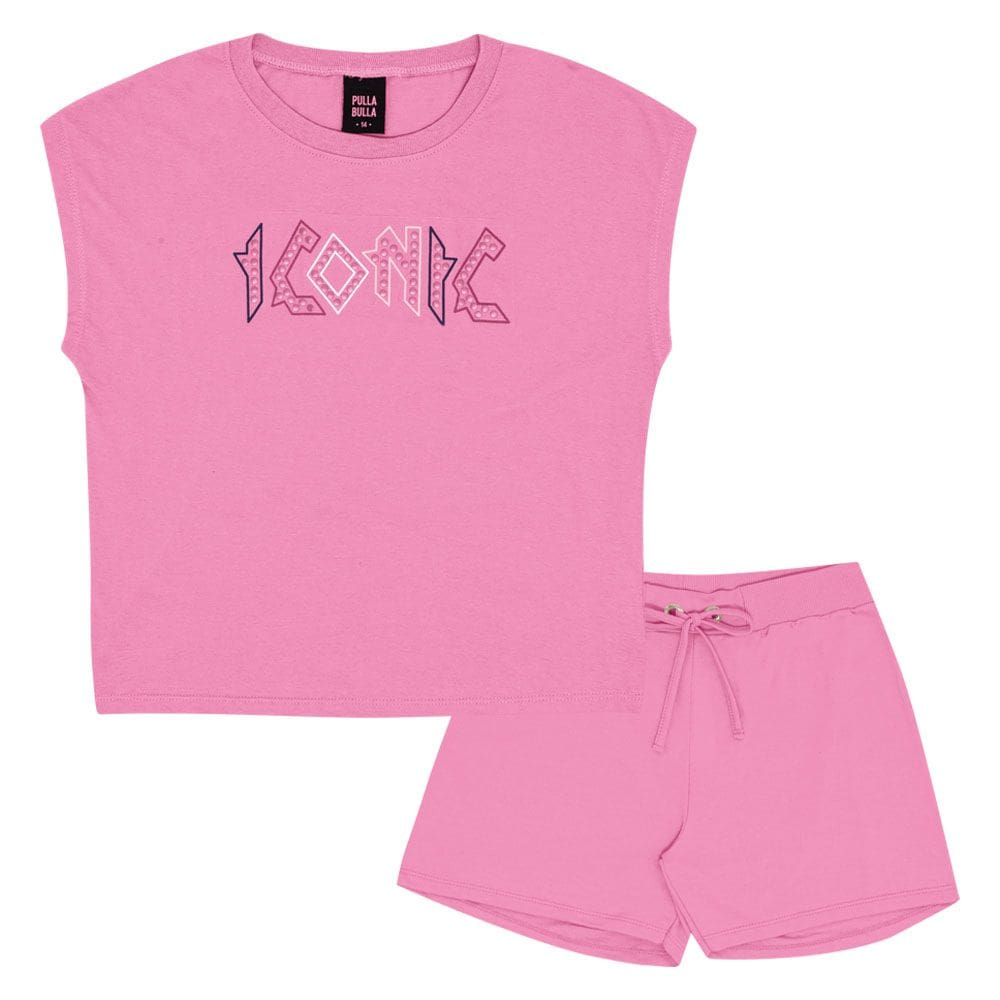Conjunto Juvenil Menina  - Pink - 50825-301