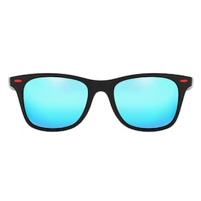 Óculos de Sol Masculino Polarizado UV400 - Lentes Azuis