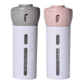 Kit Viagem Dispenser Portátil 4 Em 1 Banho Porta Shampoo