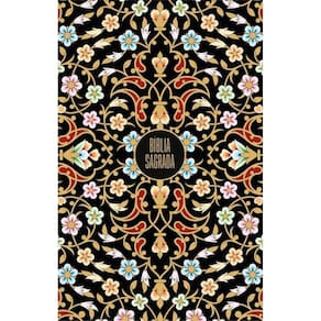 Bíblia Nvi - Capa Dura - Flores Douradas