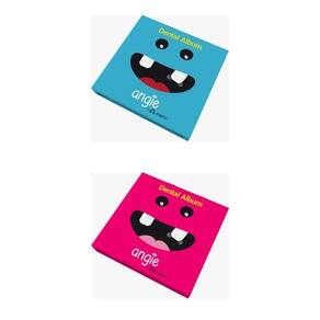 Albúm Dental Premium Kit 2 Infantil Com Estojo - Azul E Rosa