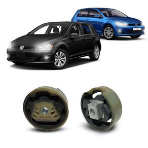 Par Bucha Calço Coxim Cambio Quadro Vw Golf Tsi 2012 A 2019