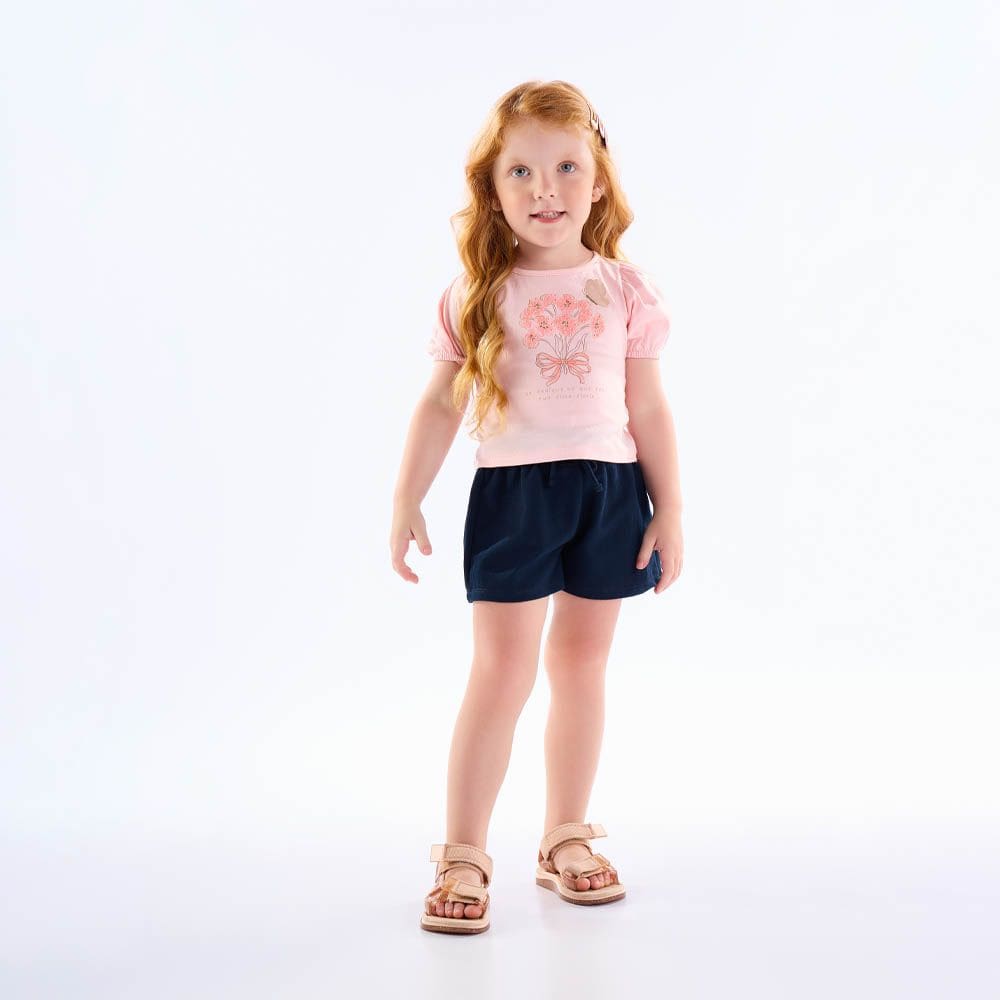 Conjunto Primeiros Passos  Menina - Rose - 50626-11