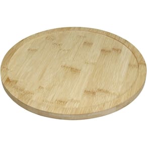 Bandeja Giratoria Para Servir Bailarina Home&co Bambu 3x30x30cm Natural