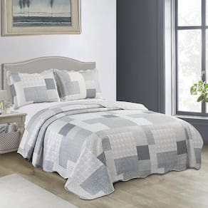 Colcha Evolution Patchwork Dupla Face 2 Peças Solteiro Parlo