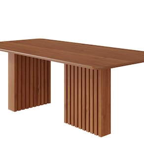 Mesa para Sala de Jantar Ester 210cm Retangular sem Vidro Cinamomo