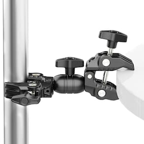 Super Clamp Duplo P/Tripé Suporte Iluminação Studio,Gimbal