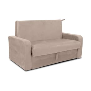 Sofá-Cama 140cm 2 Lugares com Baú Multimóveis CR45260