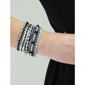 Bracelete Vintage Cinza