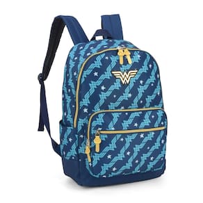 Mochila Costas Escolar Mulher Maravilha Luxcel Ms47251Ww