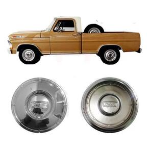 Calota 1 Pç Metal Cromada F100 F1000 1972 73 74 75 76 A 1985