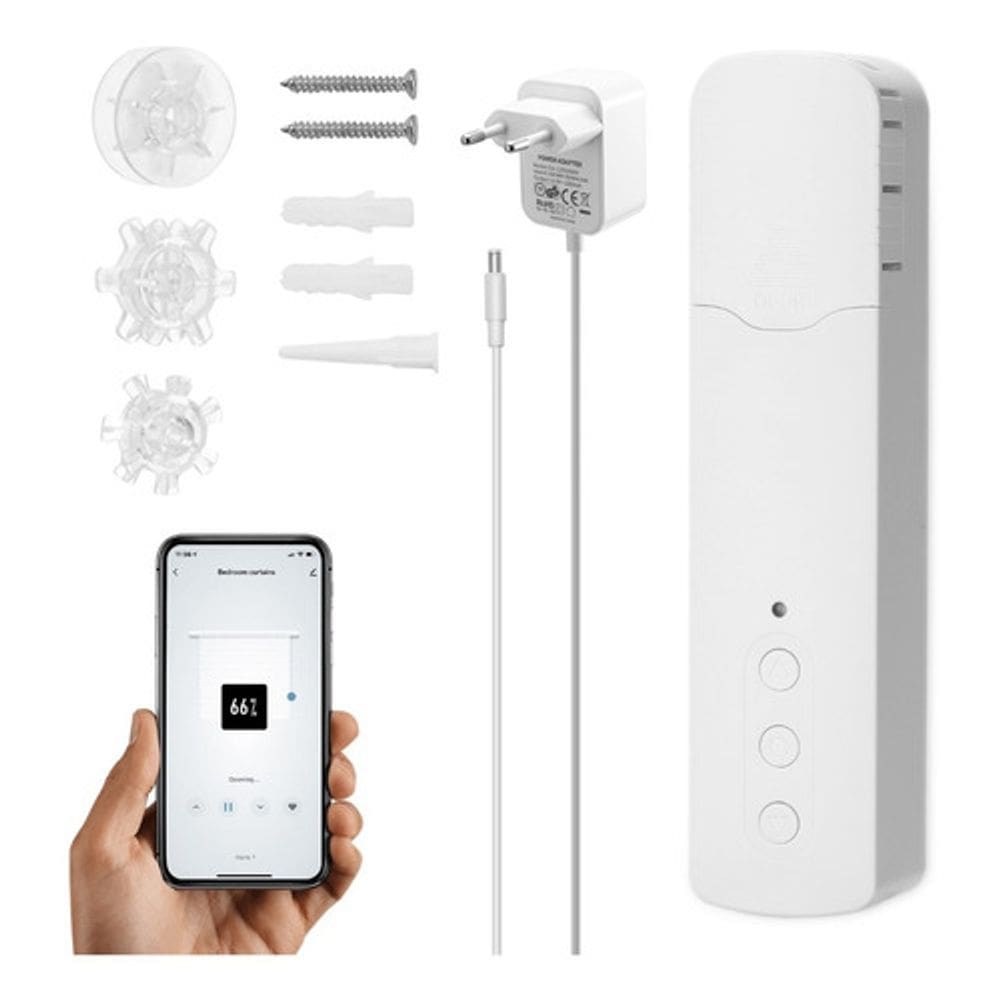 Mortor Wifi Cortina Persiana Automação Comando De Voz Tuya