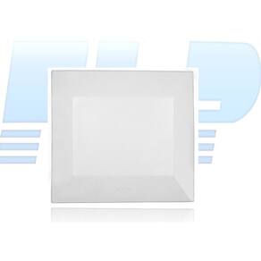 Placa Espelho Cego De Parede Sem Furo Branco 4x4 Dubai