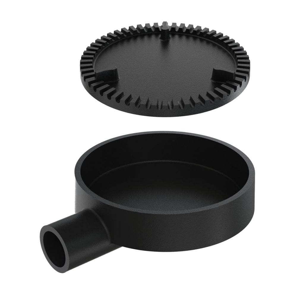 Queimador Palmatoria Curto Completo de Fogão em Ferro 13cm