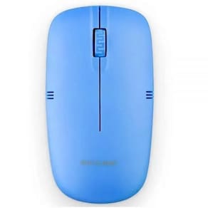 Mouse Sem Fio 2.4Ghz Usb Azul