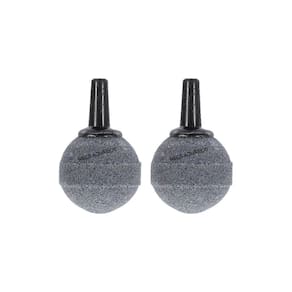 2 Pedras Porosa Grande Bola Aquário Oxigenação Bolhas 5Cm S5