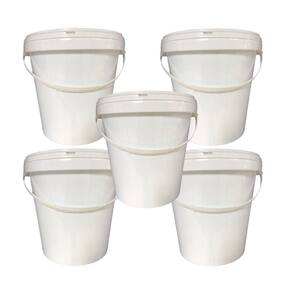 Balde 3L Alça Plast P Marcenaria - 5 Pçs