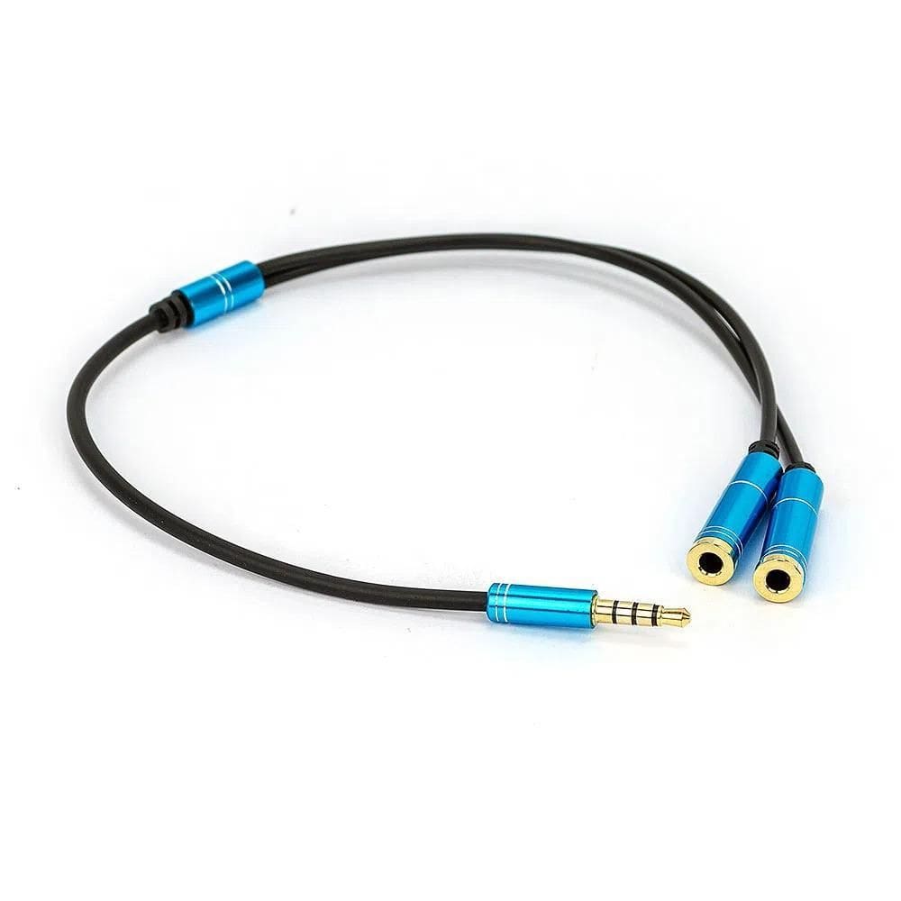 Cabo Adaptador De Fone De Ouvido P2 Macho Para P2 Fêmea