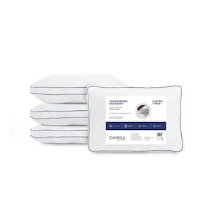 Kit 2 Travesseiros Ergosoft Hotel Camesa Macio Ergonômico