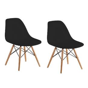 Kit 2 Cadeiras Charles Eames Preta