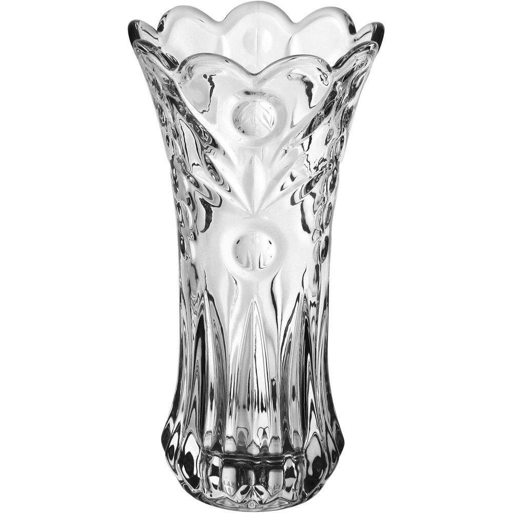 Vaso Decorativo Enfeite Casa Floreiro Home&co Vidro 20x10x10cm Transparente