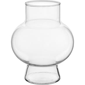 Vaso Decorativo Enfeite Casa Eclipse Home&co Vidro 18x15x15cm Transparente