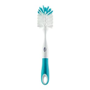 Escova Para Mamadeira E Bico 2 Em 1 Azul - Buba