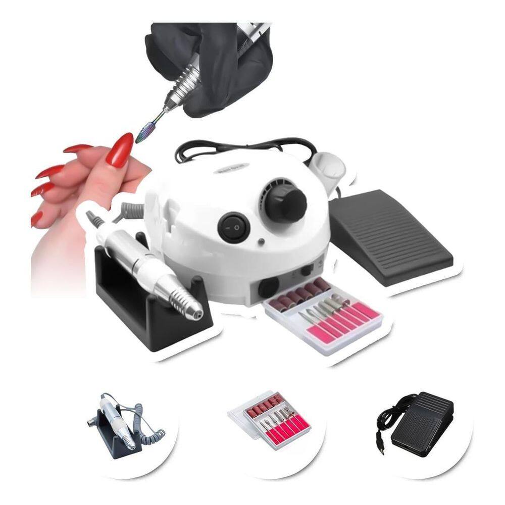 Lixadeira De Unha Elétrica Profissional 45000Rpm Bivolt