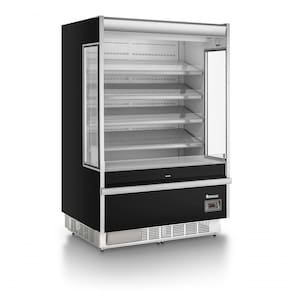 Expositor Vertical Aberto Gsto1300 Gelopar Expositor Aberto Gsto1300 220v Preto
