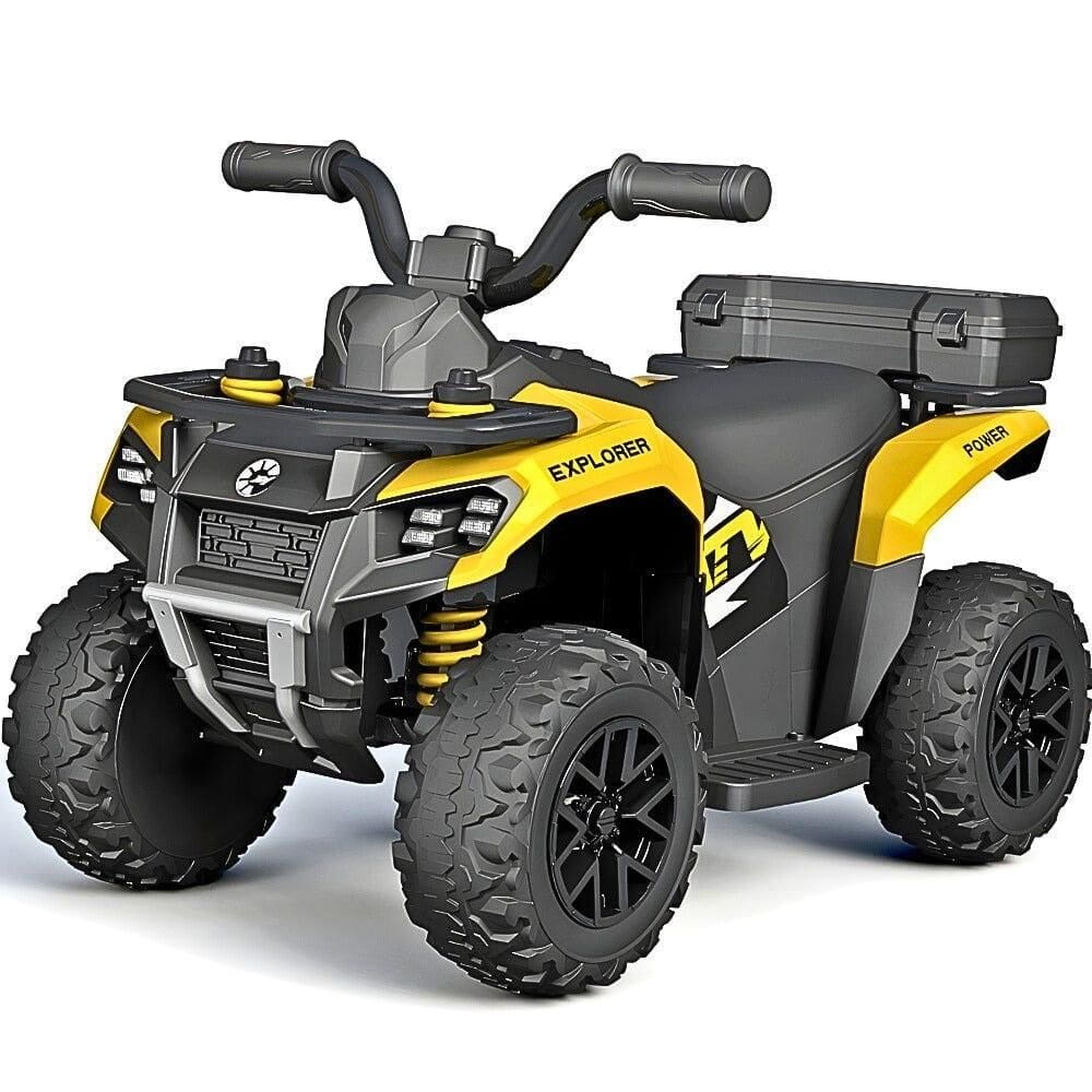 Mini Quadriciclo Elétrico Infantil 6V Amarelo IMPORTWAY